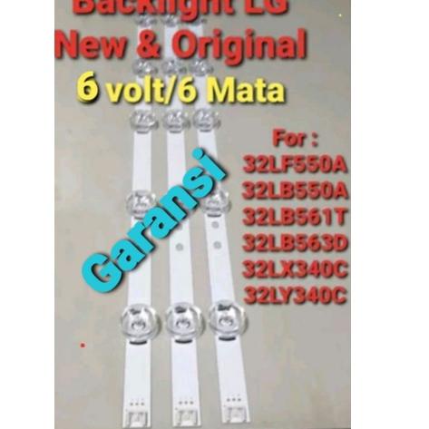 ✌Readystock☤ Backlight Led LG 32LB550A- Backlight LG 32LB550A- BL LG 32LB550A- Lampu Led LG 32LB550A