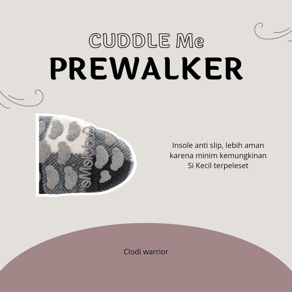 (Bisa COD)  CUDDLE ME prewalker - sepatu bayi 6 bulan - 1 tahun