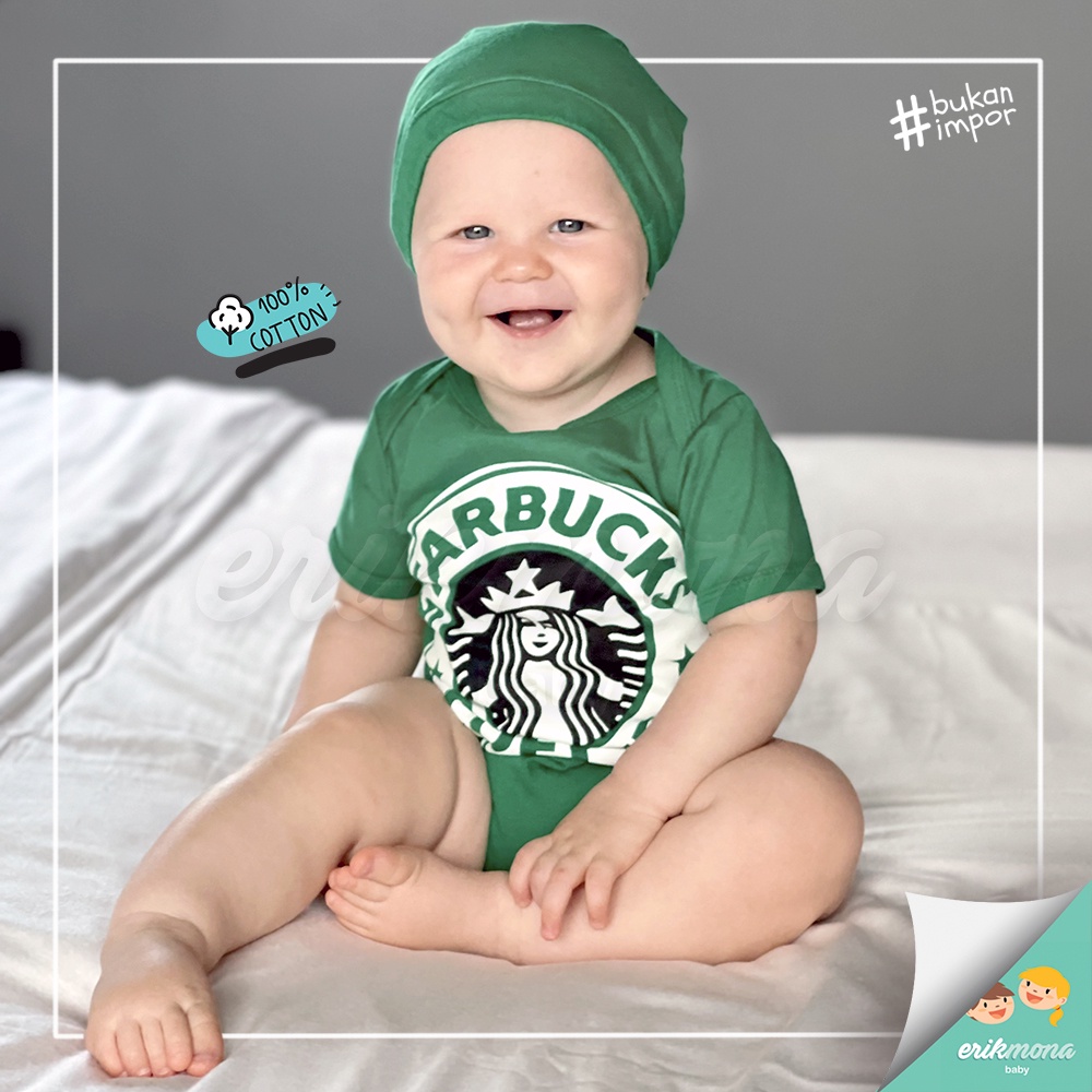 ❤️ jumper bayi starbucks baju bayi lucu baju anak ❤️
