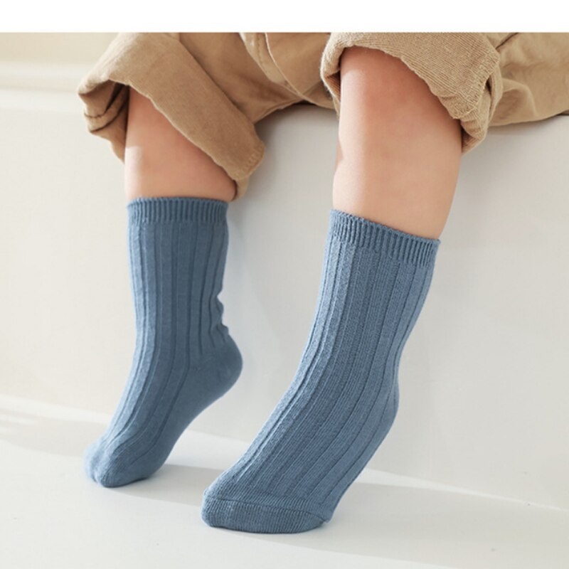 Kaos kaki anak  strip polos ala korea import usia 0-1 tahun