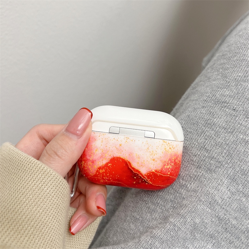 Dreamy Case Mewah Lucu Untuk Apple AirPods 3rd Generation Case Untuk Airpods1 2 3 Case Untuk AirPods Pro Case Dengan Gantungan Kunci Glossy Shell