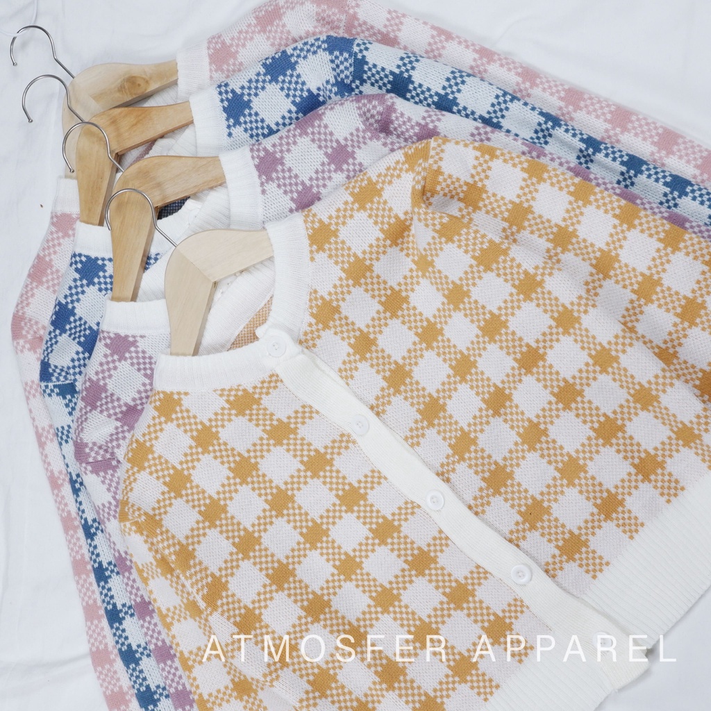 Maiya Cardigan Rajut Crop Oversize Premium Tebal | Outer Wanita Kardigan Rajut Oversize Crop Korea |