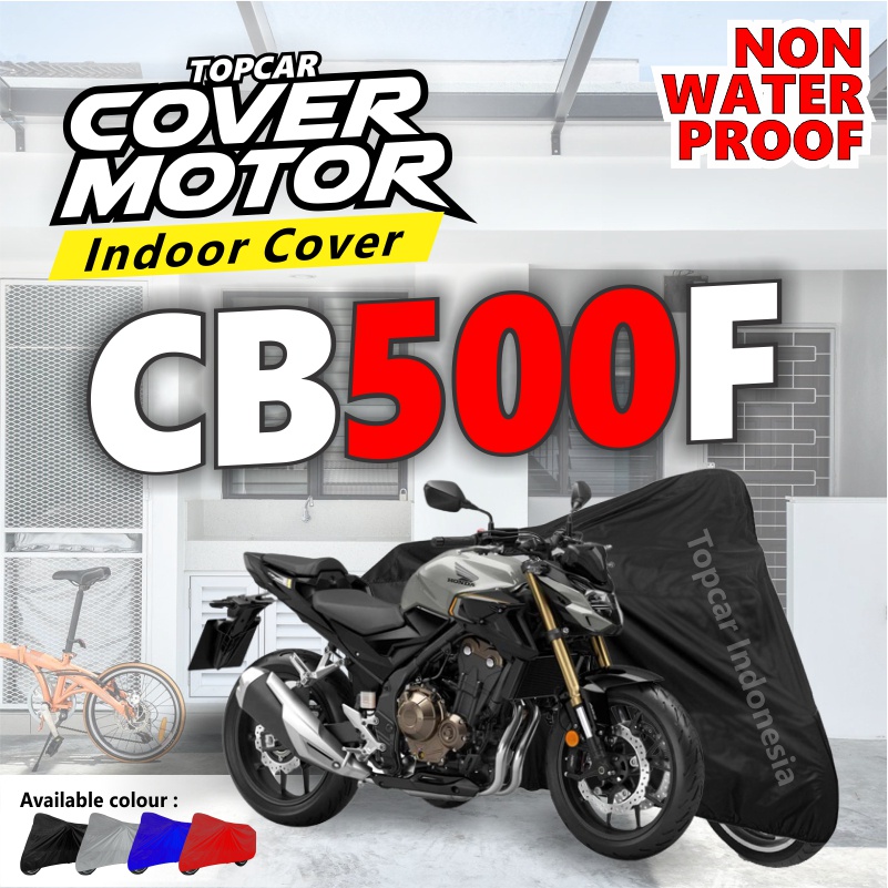 Cover Motor Honda CB500F Indoor Non-waterproof Sarung Motor Selimut Pelindung Body Baju Biker Mantel Jas Penutup by TOPCAR