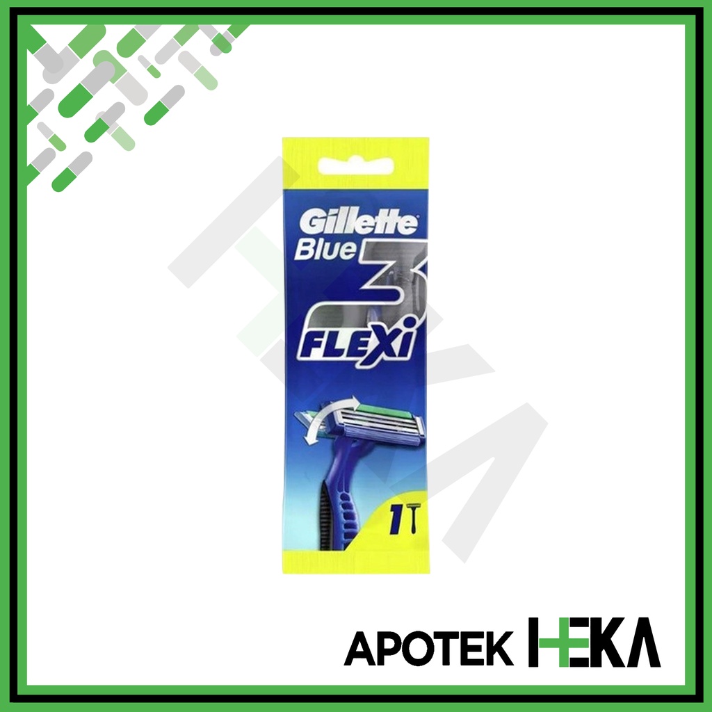 Gillette Blue III isi 1 - Pisau Cukur Alat Cukur Pria (SEMARANG)