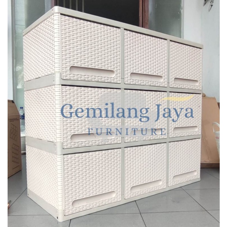 Lemari Plastik Triple flip Susun 3 / Lemari plastik susun 3 club flip triple lemari plastik