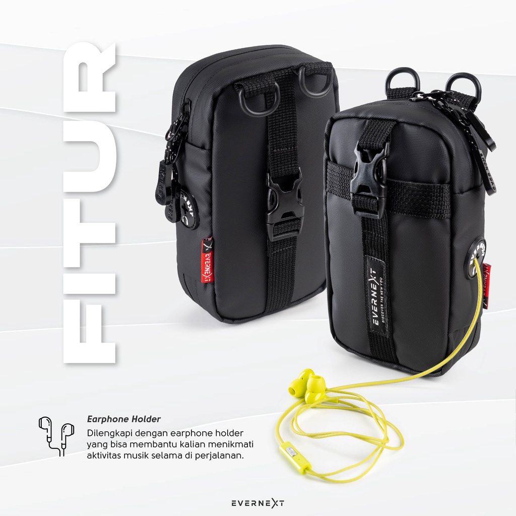 Best seller!!! Tas sling phone unisex pria wanita multifungsi pouch bag waterproof sling wallet dompet hp 6.5 inch anti air tas selempang handphone pria waterprof tas sling bag kartu atm stnk dan uang receh cash tas slingbag kalung leher hp android