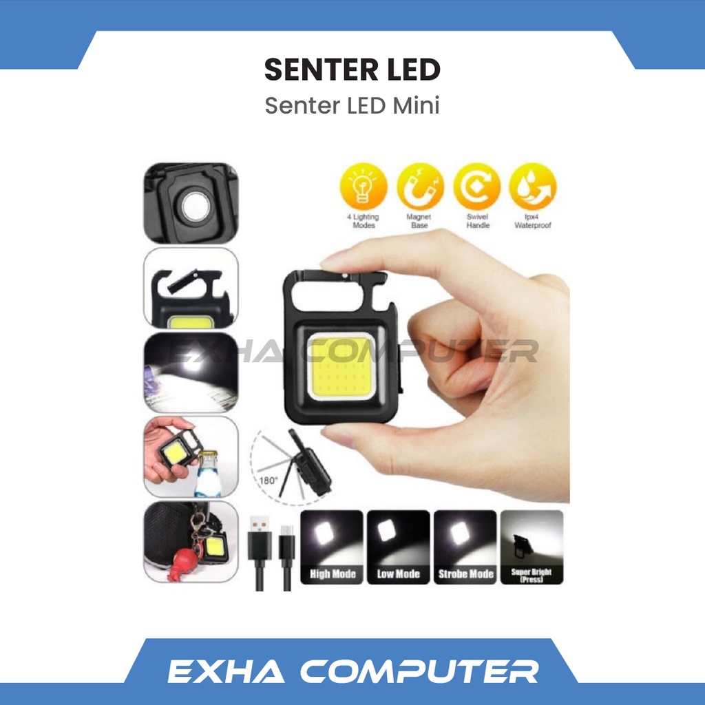 SENTER LED COB MINI KEYCHAIN