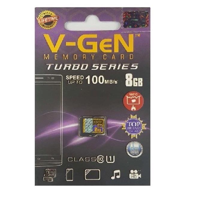 Bestツ Memory Card V-GeN Class 10 8GB 16GB 32GB 64GB 128GB Turbo Series Class 10  Vgen Memory Card HP