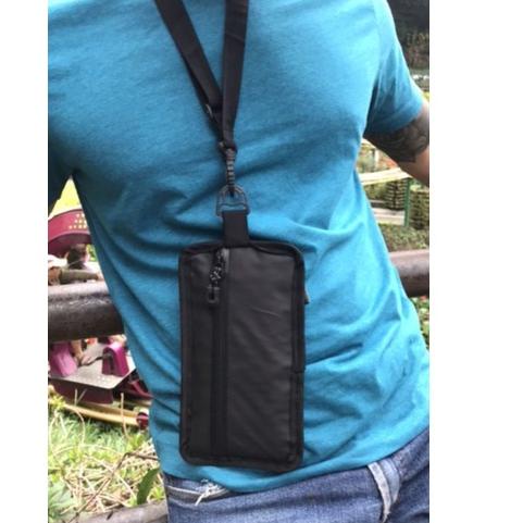 [W-3E ✉] Sako Gantung Leher - Dompet Hp Pvs (MIKA) Hanging Wallet Bahan Bimo Waterproff premium-lang