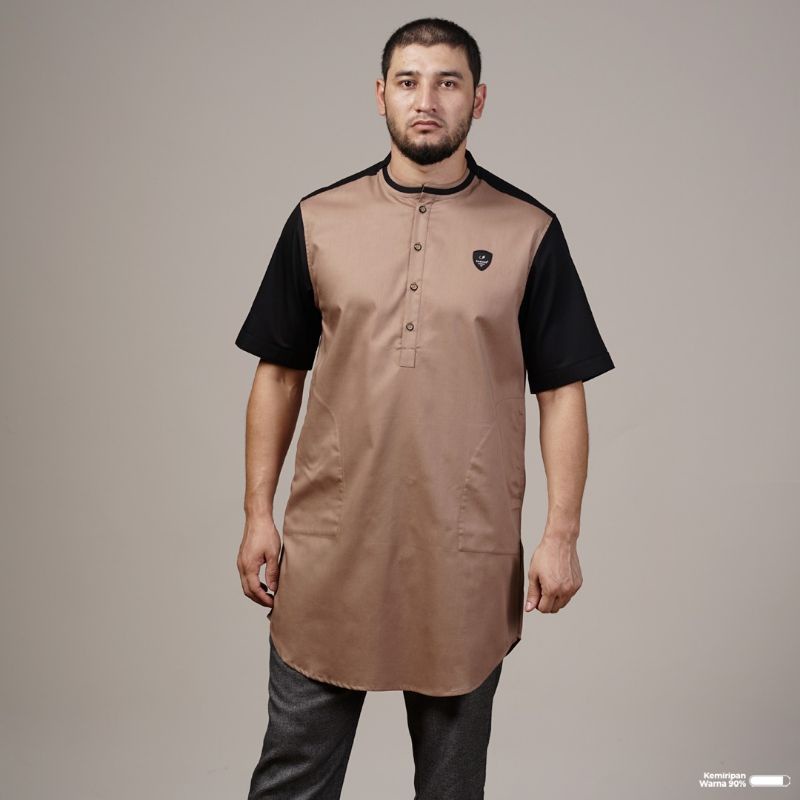 SAMASE GHAMIS  PENDEK U084P Navy Grey Brown