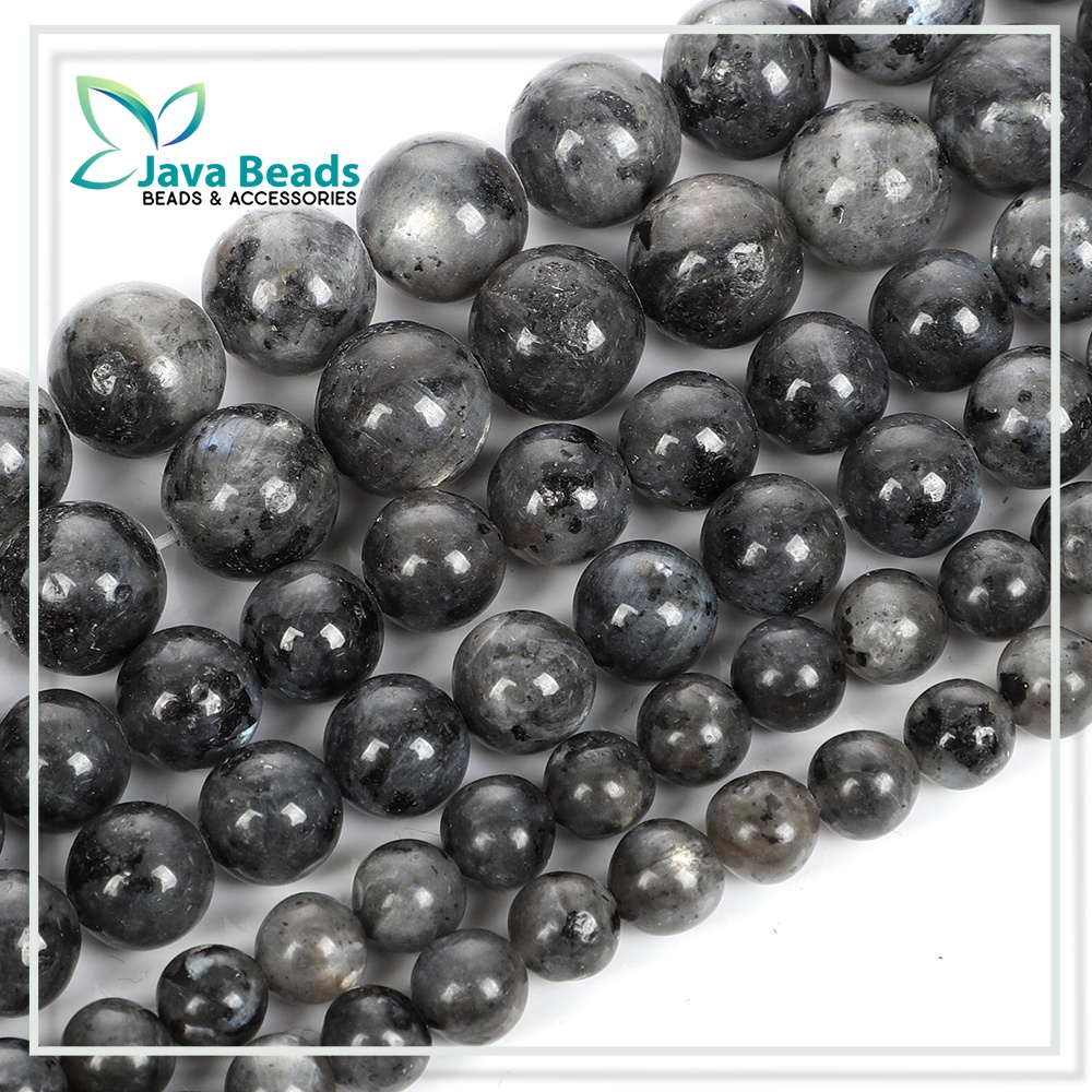 Manik-manik Batu Alam Labradorite untuk membuat Perhiasan Aksesoris Gelang