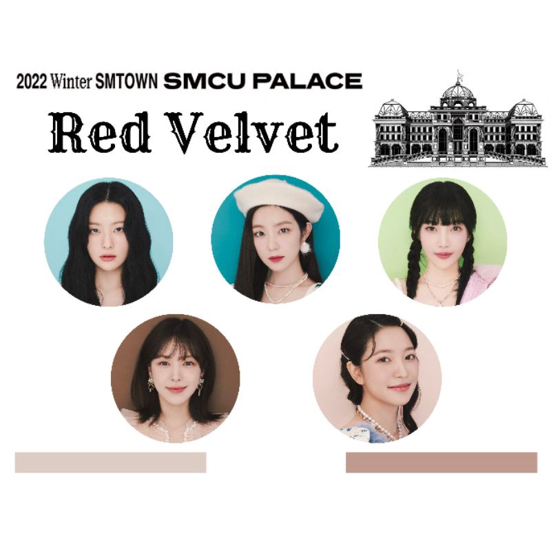 [Set] Stiker Red Velvet 2022 SMCU Palace
