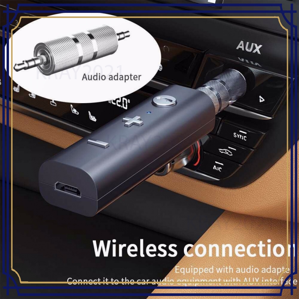Adaptor Audio Bluetooth 5.0 Transmitter Receiver Adapter 3.5mm -AP766