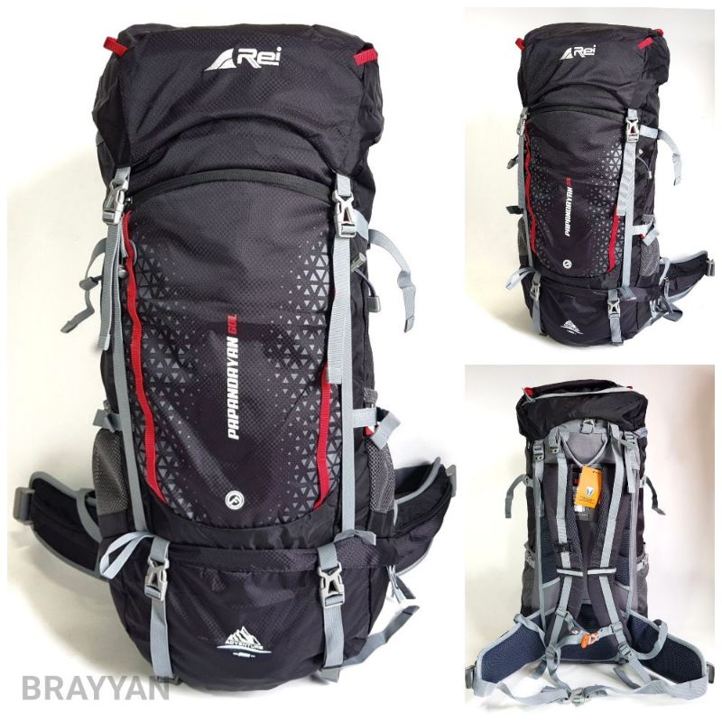 Tas Gunung Arei Papandayan 60L Original Carrier Outdoor Pria Wanita