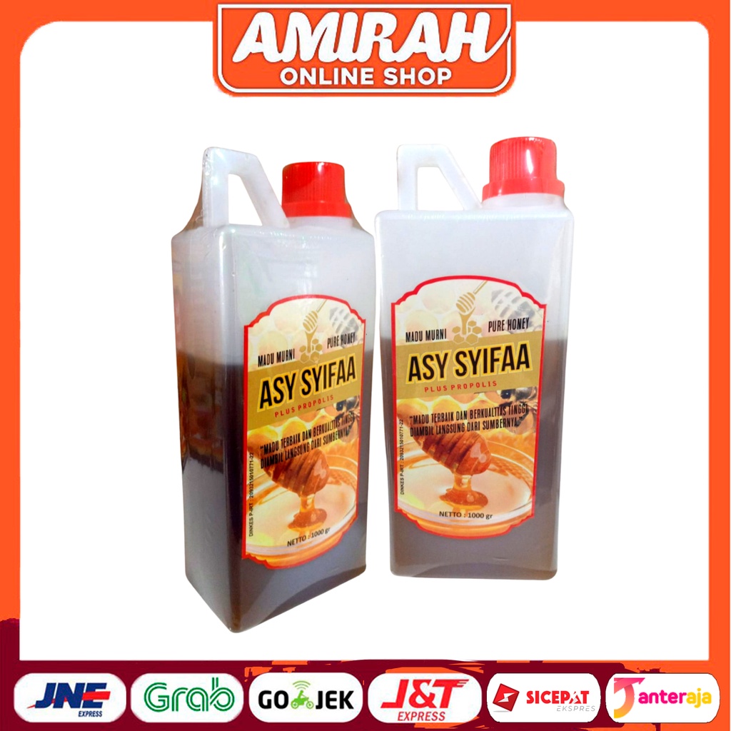 

MADU MURNI PURE HONEY ASY SYIFA 1KG ASLI sariawan demam radang tenggorokan imunitas anti oksidan