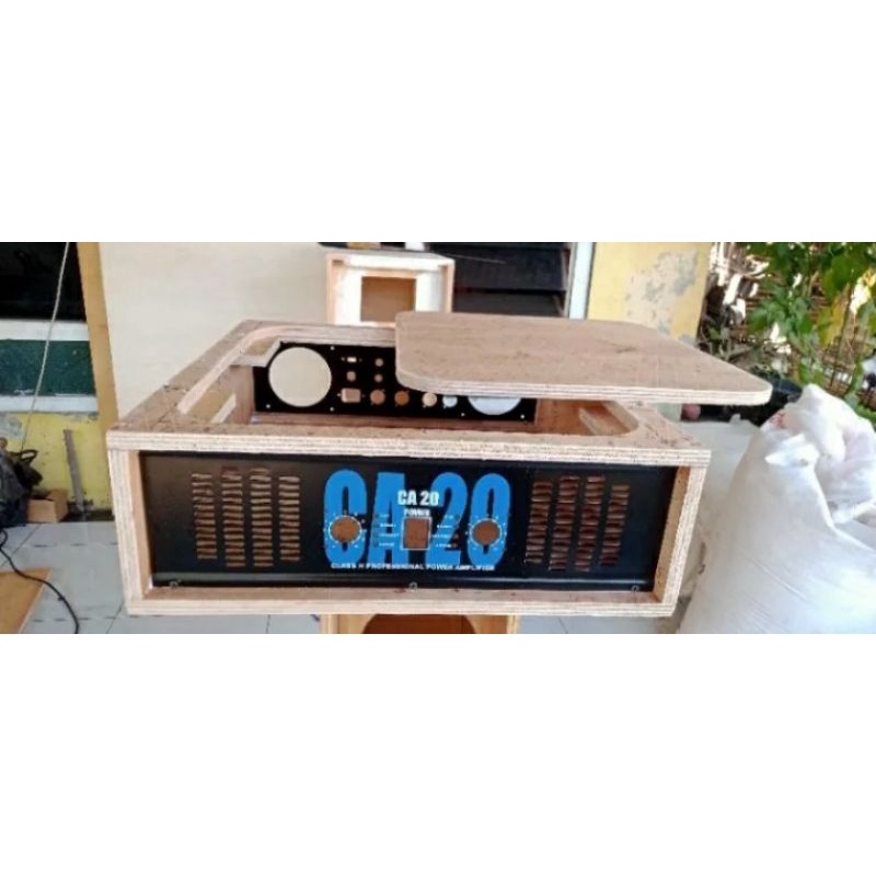 BOX POWER CA 20 BAHAN FUL TRIPLEK + PLAT BESI DEPAN BELAKANG