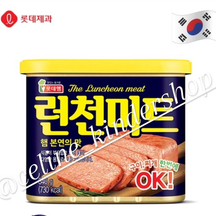 

Widyatmogrosir - Lotte Luncheon Meat/ Canned Meat/ Ham Korea/ Lotte Spam 340Gr