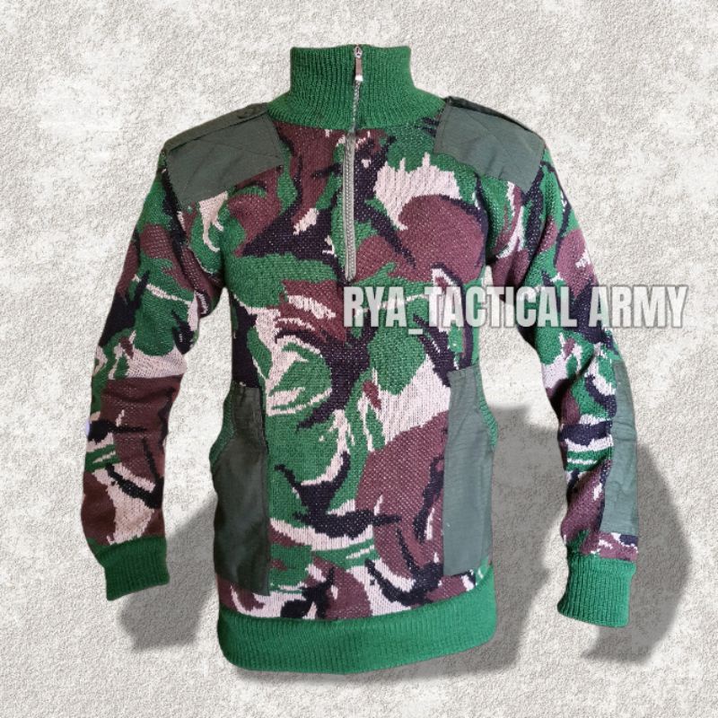 sweater rajut loreng malpinas tni | sweater rajut loreng army | sweater rajut pria wanita dewasa