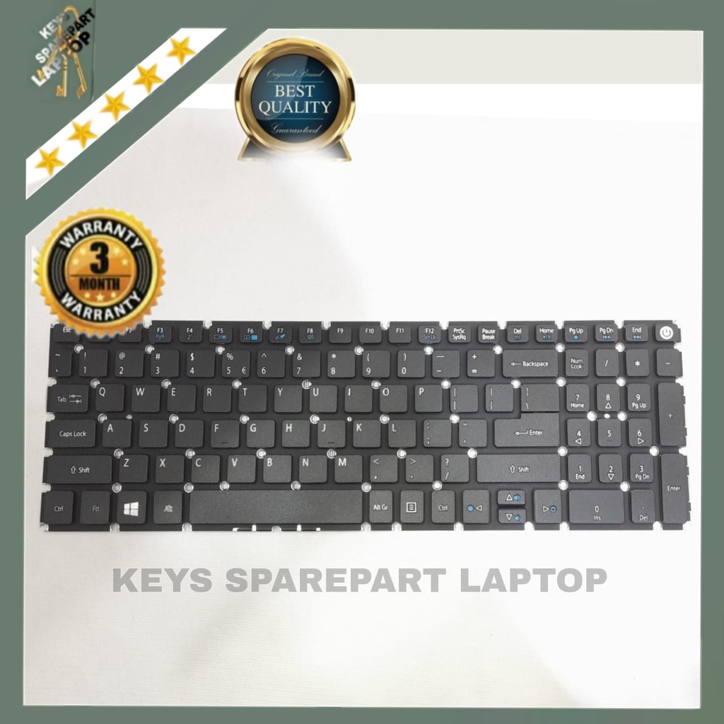 Keyboard laptop Acer aspire 3/5 A315-21 A315-41 A315-31 A315-51 A315-53 E5-573 A515-51 A517-51 A615-51 A515-51G E5-522 E5-532 E5-573 E5-574 E5-575 E5-573G E5-573T E5-573TG (0501001) E5-722 V3-574G ES1-523 ES1-532 ES1-533 ES1-572