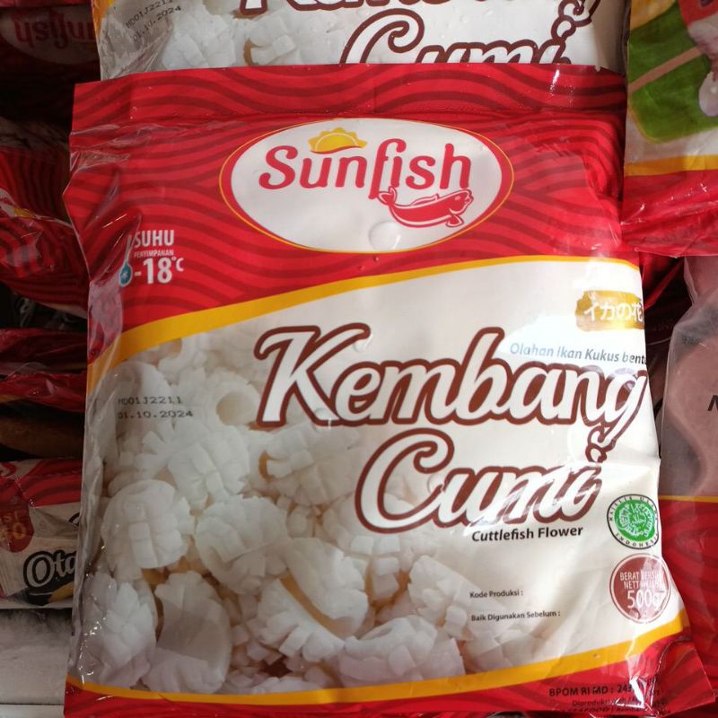 Jual Kembang Cumi Olahan Ikan Bentuk Cumi Sunfish 500gr Shopee Indonesia