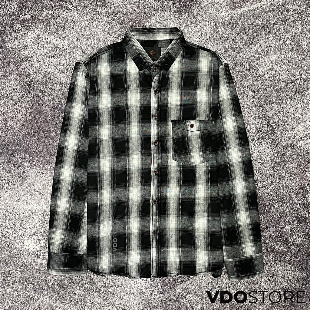 KEMEJA FLANEL PRIA 02B VETERANO BLACK MARBLE - M L XL - KEMEJA LENGAN PANJANG VDOSTORE DEWASA BAJU FLANNEL TANGAN PANJANG HITAM NAVY ABU MOTIF KEMEJA COWOK MURAH DEWASA SANTAI TEBAL KUALITAS IMPORT BAJU CATUR PANEL FANEL