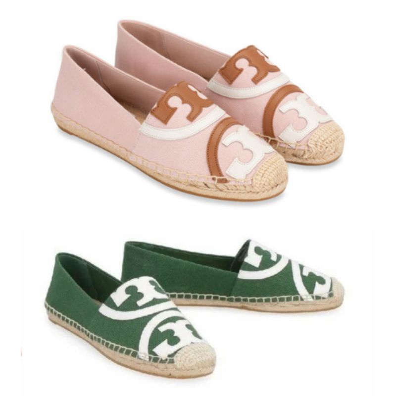 Sepatu T0RY BURCH Poppy Nylon Flat Shoes Wanita