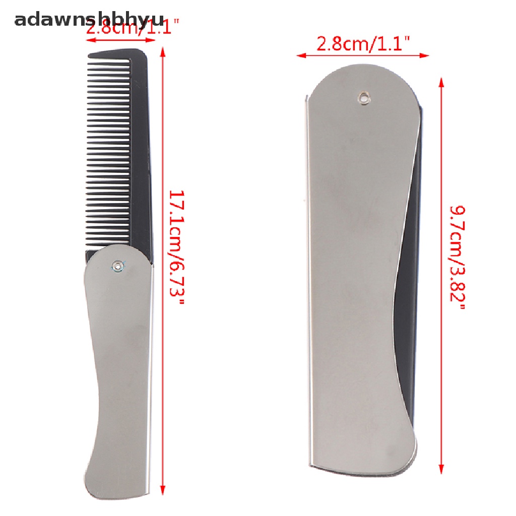 Adawnshbhyu Sikat Sisir Rambut Portable Sikat Rambut Pijat Lipat Hair Comb Alat Penata Rambut Lipat ID