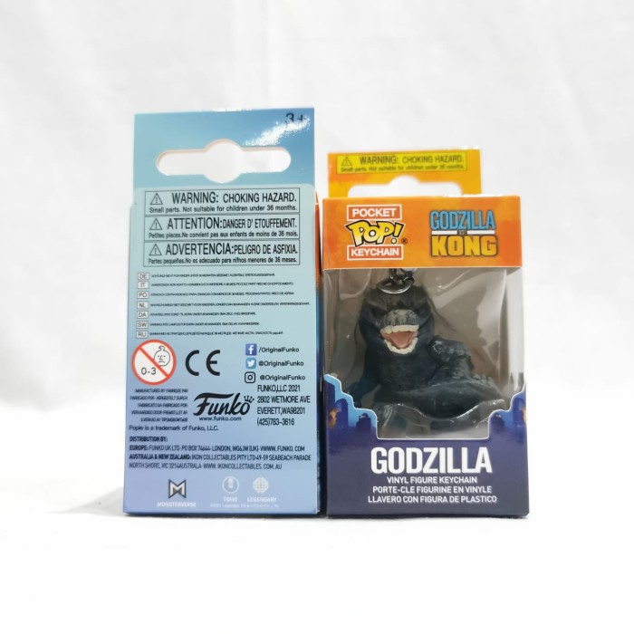 FUNKO POCKET KEYCHAIN POP GODZILLA