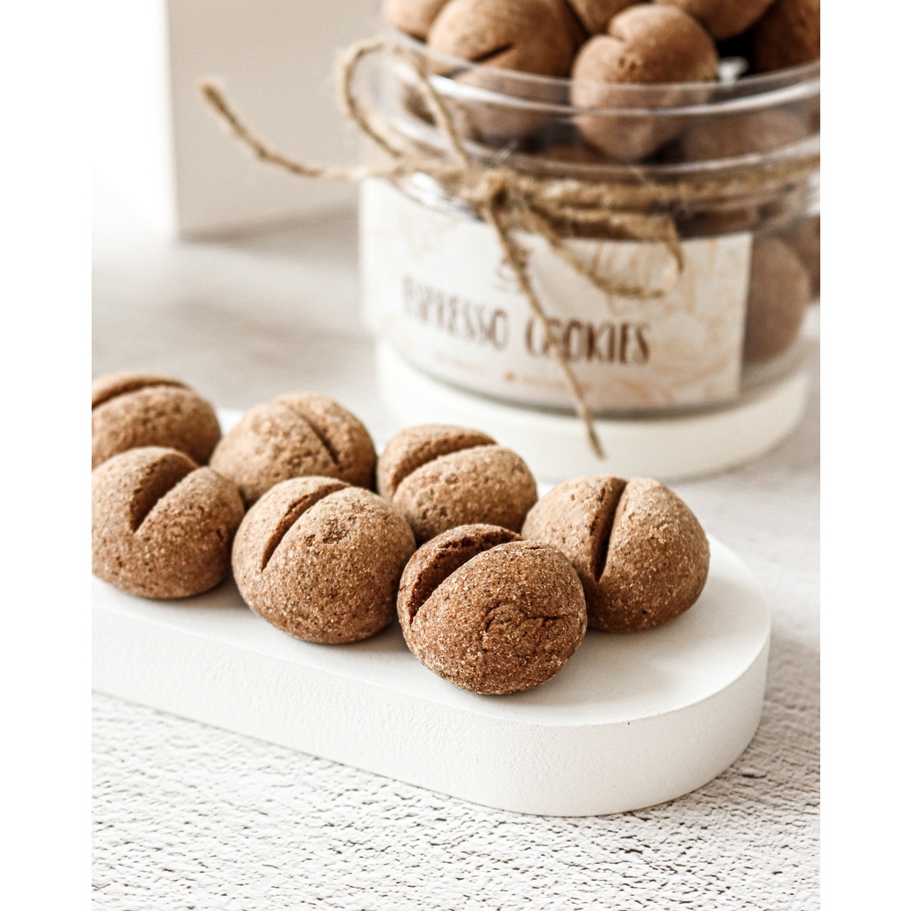 espresso cookies / gluten free / dairy free / low sugar coffee bean