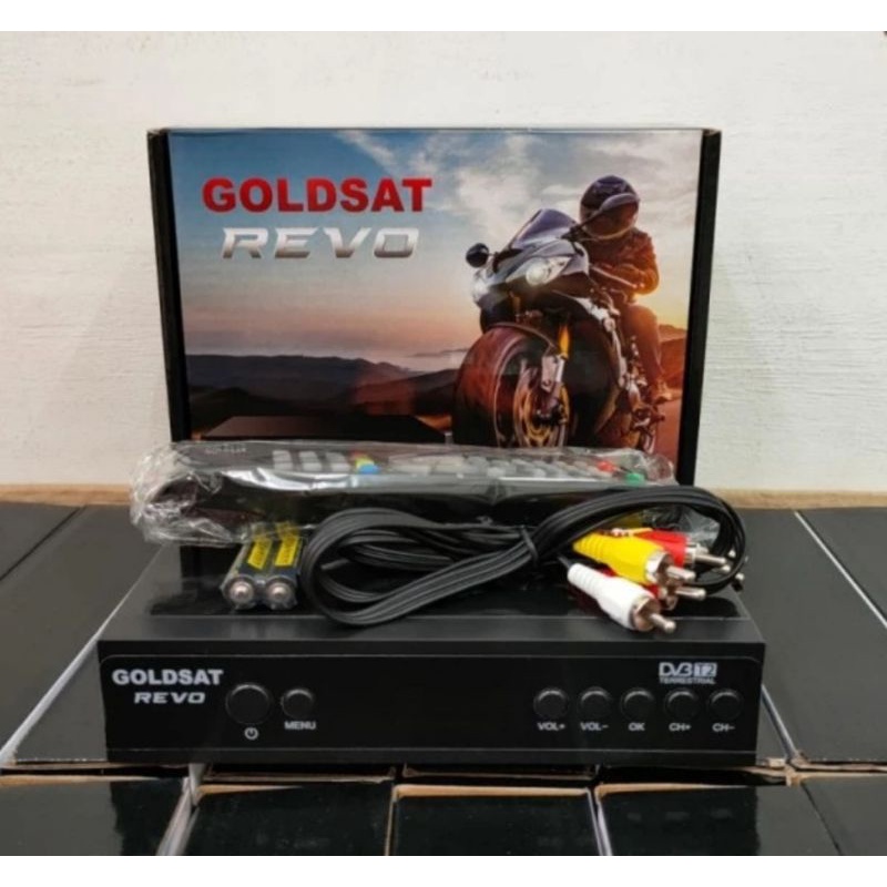 Decider TV Box Digital GOLDSAT Revo DVB-T2