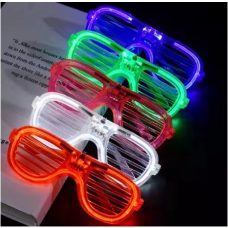 [ OBJ ] Kacamata LED Nyala Malam Colorful Eyeglass Beauty Fashion