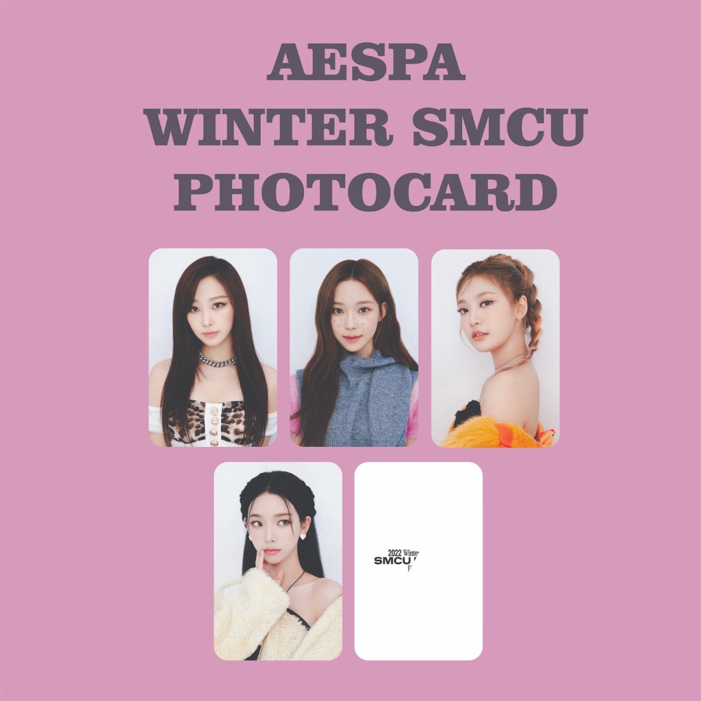 PHOTOCARD 2022 WINTER SMTOWN SMCU PALACE