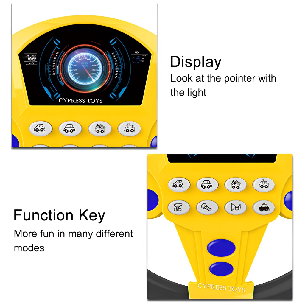 Mainan Setir Mobil Anak Steering Racing Wheel Driver | Setir Setiran Mobil Bayi | Mainan Mobil Anak