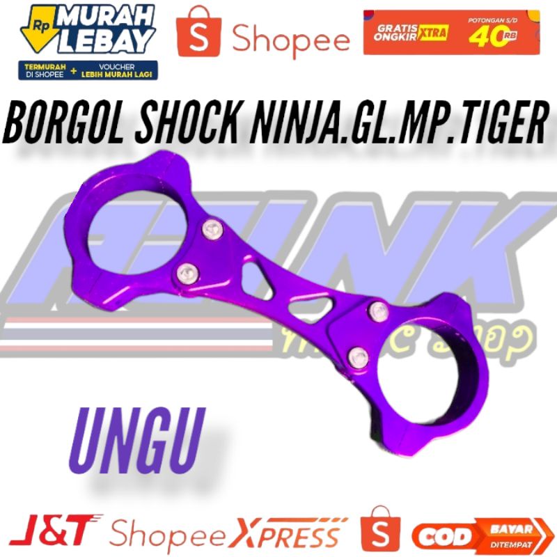 Borgol shock depan cb gl mp tiger ninja full almunium stabilizer shok skok depan gl mp tiger