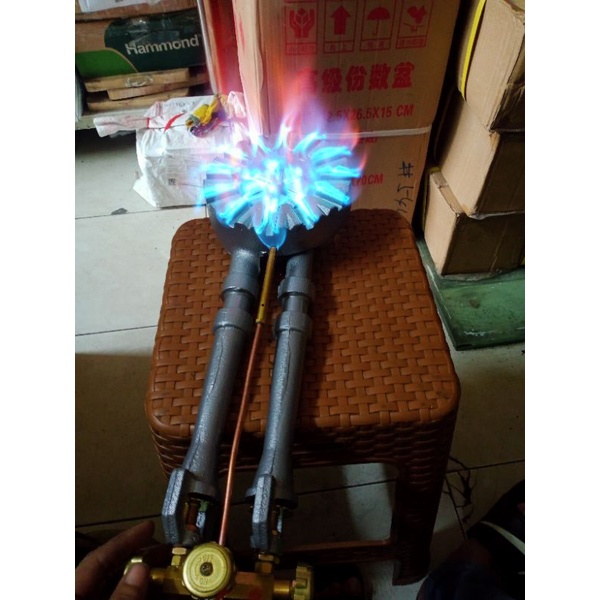 BARNER KOMPOR STOK POT API BESAR TEKANAN TINGGI MANUAL