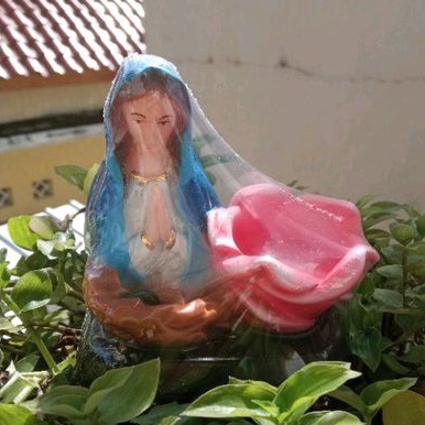 Tempat Lilin Bunda Maria Mawar