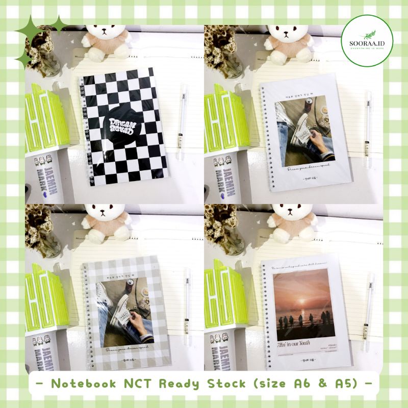✨(Ready Stock) Notebook NCT Size A6 dan A5✨