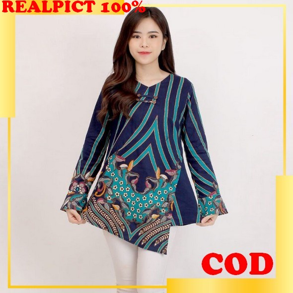 Tunik Wanita Tunik Motif Bunga Tunik Rayon Premium // Tunik Jumbo // Tunik Motif Bunga Kecil Tunik T