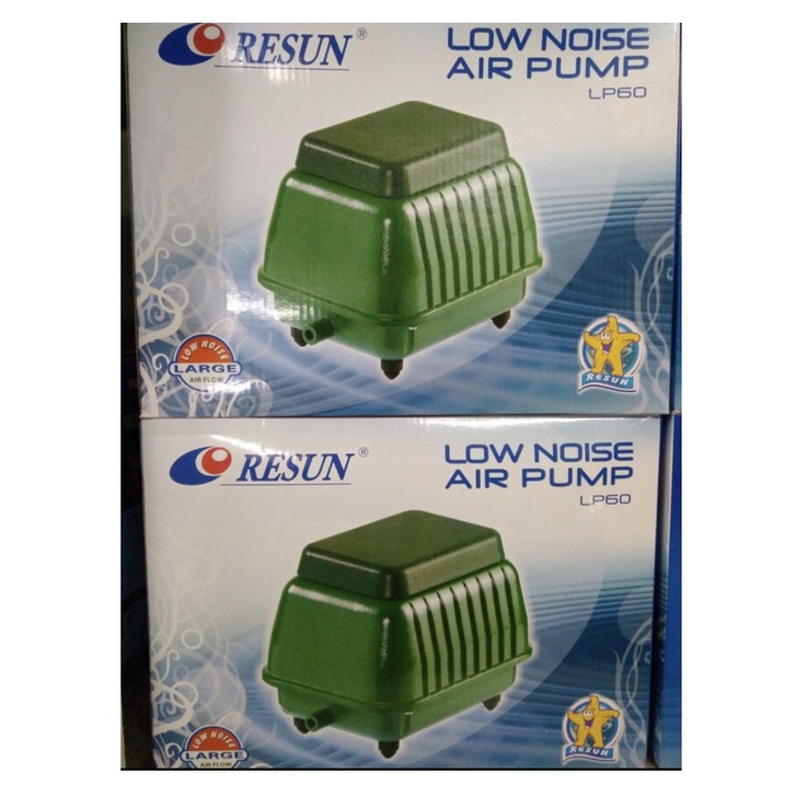 Resun LP60 LP 60 Mesin Gelembung Udara Aerasi Aerator Aquarium Kolam LOW NOISE