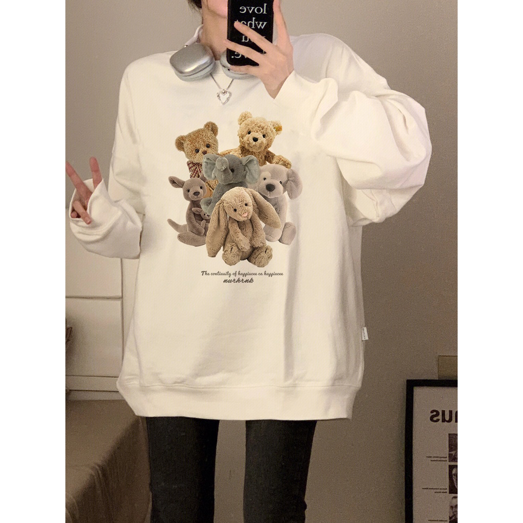 Sweater many dolls kaos oversize baju korean style wanita ootd A0384