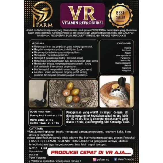 VR Vitamin Reproduksi.