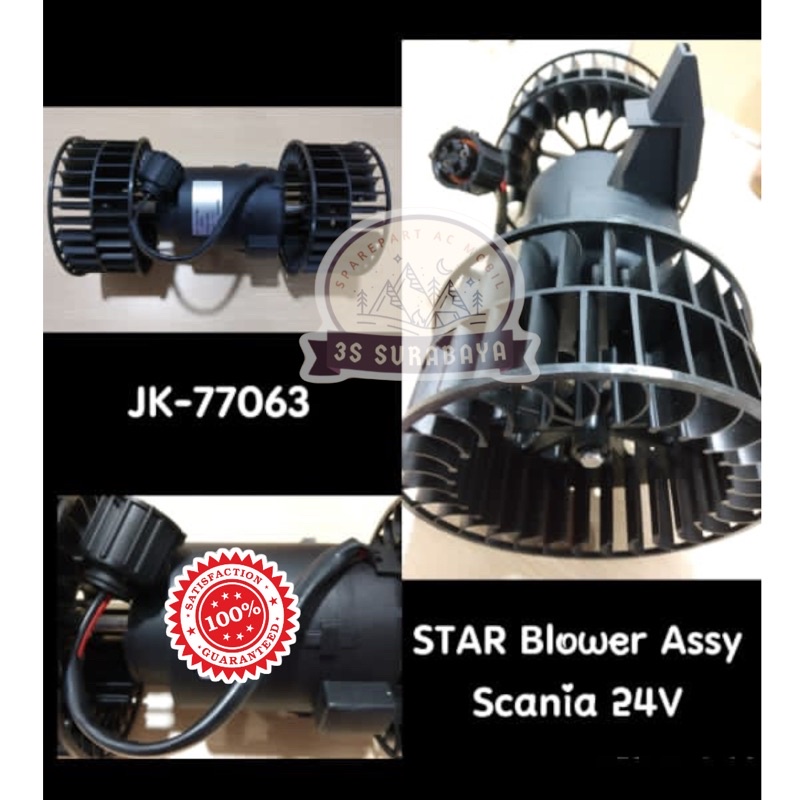 Motor Blower Ac New Scania Truck Alat Berat 24V escavator truck
