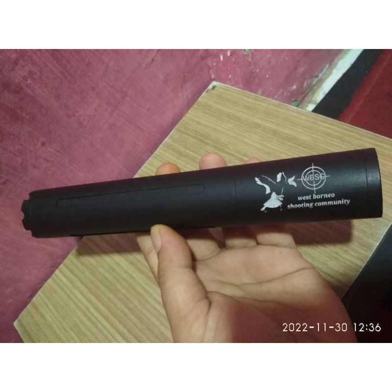Peredam CNC WBSC 20cm Sangat Senyap & Akurasi Cocok untuk Uklik PCP dll