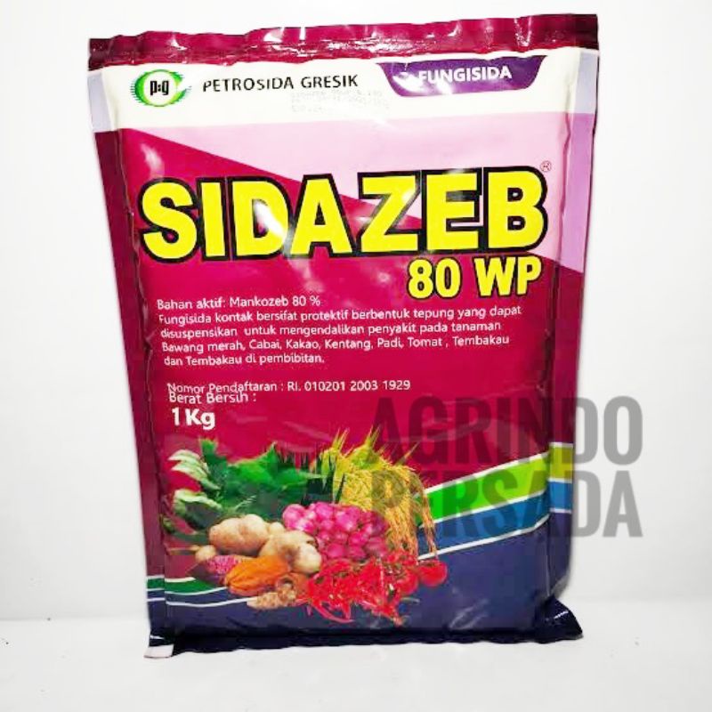 Fungisida Sidazeb 80WP 1Kg | Sidazeb 1 kg