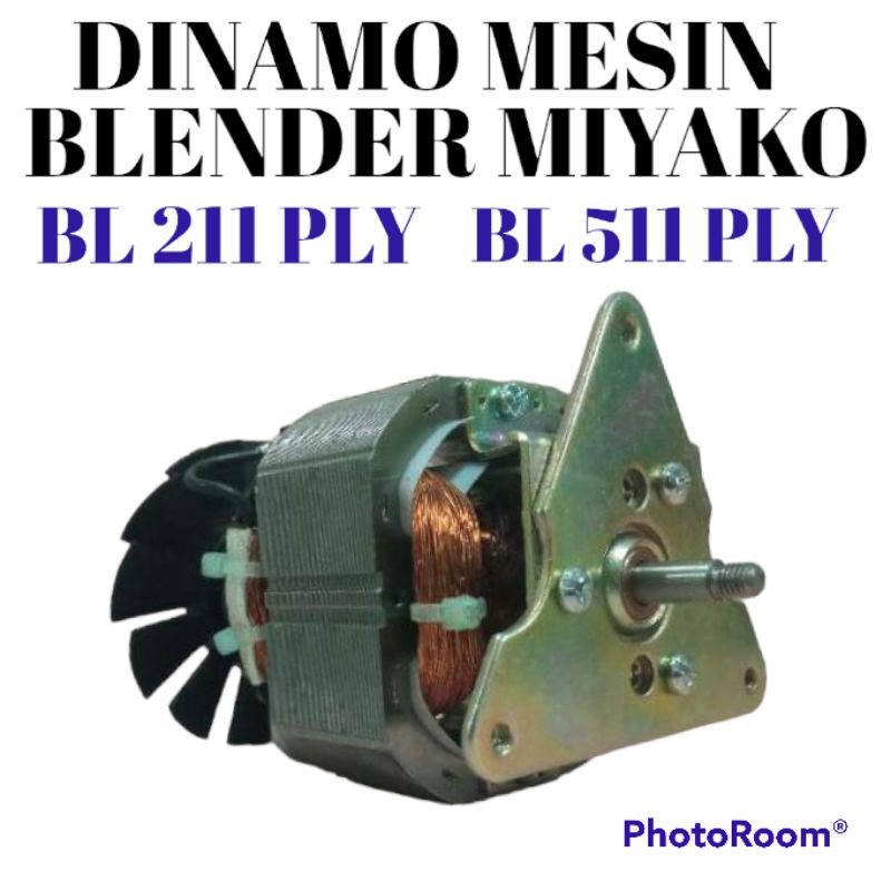 DINAMO MESIN BLENDER MIYAKO KUNING ORIGINAL BL 211 PLY 511 PLY