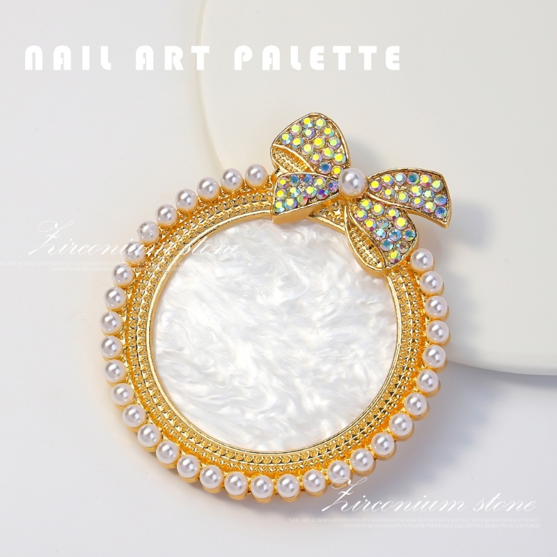 Siy Resin Nail Art Palet Lukisan Kuku Palet Makeup Palet Polandia