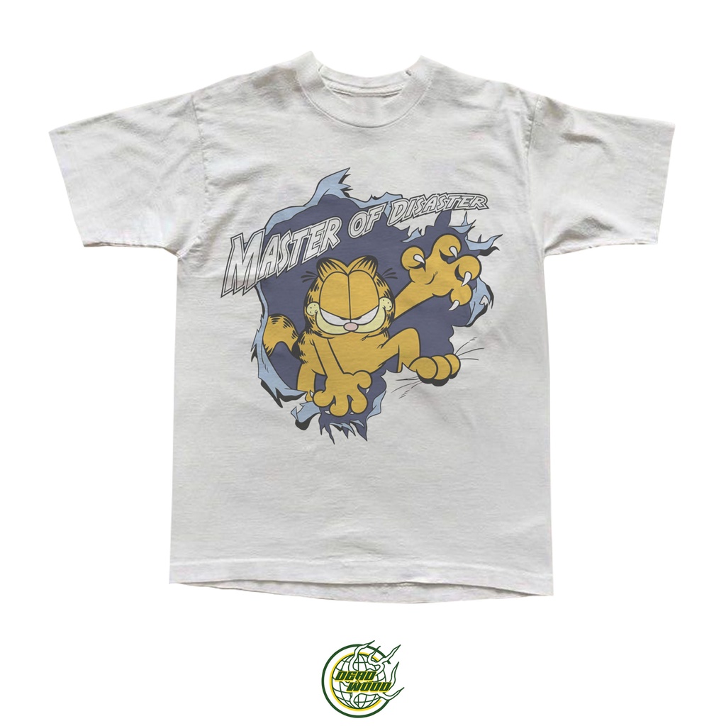 KAOS CARTOON VINTAGE CARTOON GARFIELD MASTER OF DISASTER UNISEX