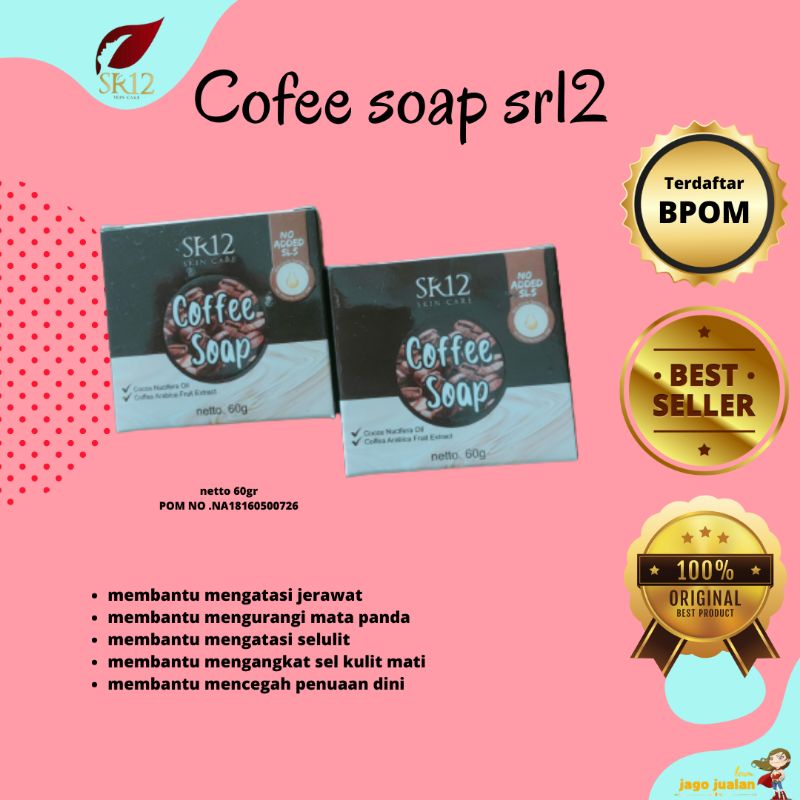 sabun kopi sr12 penghilang flek hitam