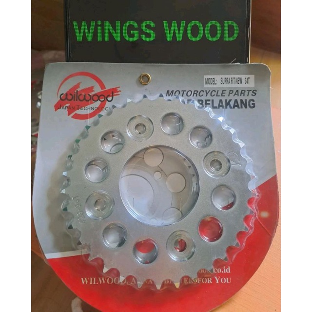 GEAR BELAKANG 428 SUPRA FIT NEW 34T/GER BELAKANG 428 SUPRA FIT NEW 34T/ GIR BELAKANG 428 SUPRA FIT N