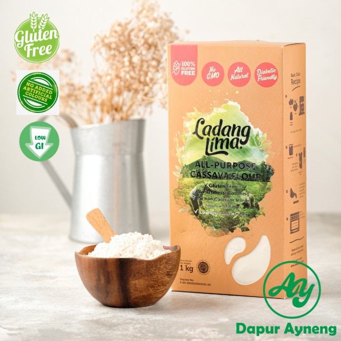 

TEPUNG MOCAF LADANG LIMA 1KG GLUTEN FREE